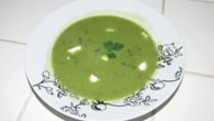 Sopa cremosa de espinafre