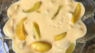mousse de pessego