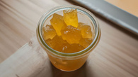Doce de mamão verde em cubinhos
