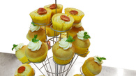 Cupcake salgado especial de carne seca com catupiry Vapza