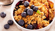 Crumble com superfrutas