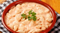Strogonoff de frango sem lactose com creme aveludado sem alterar o sabor