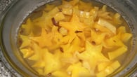 Doce de carambola em caldas