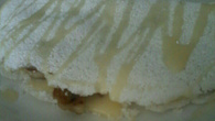 Tapioca com recheio de banana frita
