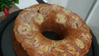 Bolo diet de banana, sem farinha e sem açúcar