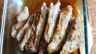 Maminha ao forno com caldo de carne