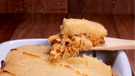 Purê de batata à moda fricassê