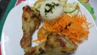 Frango com creme de cebola
