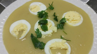 Creme de batatas com ovos