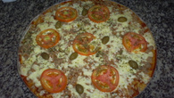 Massa de pizza de arroz