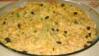 Macarrão ao molho de camarão cremoso