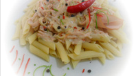 Penne ao peito de peru