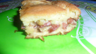 Torta de calabresa acebolada