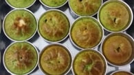 Bolinho assado de espinafre