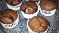 Muffins de chocolate e laranja
