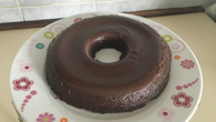 Pudim de chocolate de micro-ondas