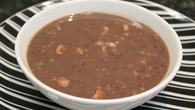 Sopa de feijão nutritiva