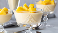 Mousse de manga gostosa e cremosa