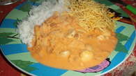 Estrogonofe de peixe