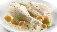 Frango ao creme de champignon