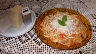 Frango com macarrão cremoso