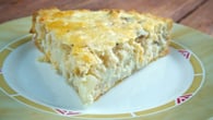 Torta de bacalhau com requeijão 