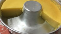 Bolo de mandioca congelada