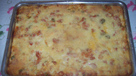 Torta de frango com palmito
