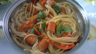 Macarrão com salsicha