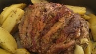 Carne assada ao chimichurri