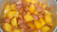 Ensopado de linguiça com batata