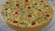 Quiche de espinafre e ricota