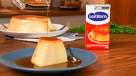 Pudim de leite condensado cremoso com LeitBom