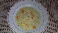 Sopa light com creme de leite