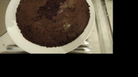 Bolo de chocolate de micro-ondas