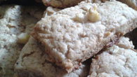 Scones de banana com canela