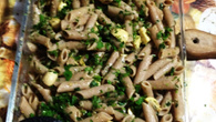 Penne integral ao champignon