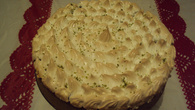 Torta de limão com merengue italiano