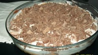 Torta de doce de leite com chocolate