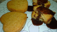Bolo de fubá com sobras de arroz