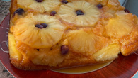 Bolo de abacaxi caramelado