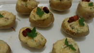 Mini batatinhas recheadas da Flávia