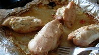 Filé de peito de frango recheado