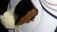 Calda de chocolate que endurece