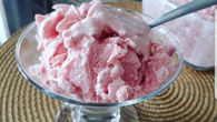 Sorvete de morango low carb