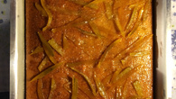 Bolo delicioso de bergamota