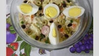 Maionese de legumes com creme de leite