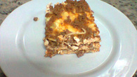 Lasanha de ricota ao molho caseiro