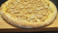 Pizza de paçoca cremosa