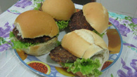 Hamburger de soja com cenoura